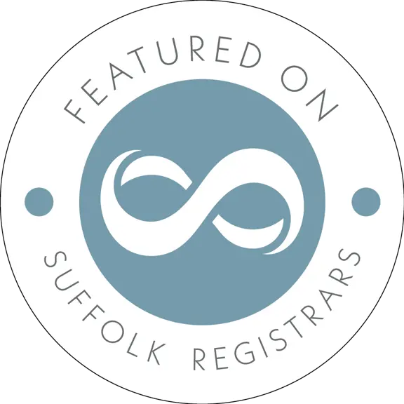 Featured on Suffolk Registration Service logo